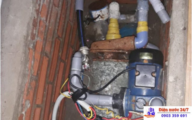 sửa máy bơm không lên nước