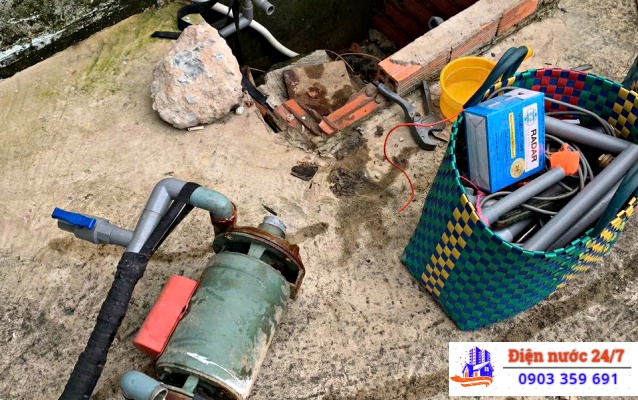 Sửa máy bơm nước giếng khoan tại quận 10