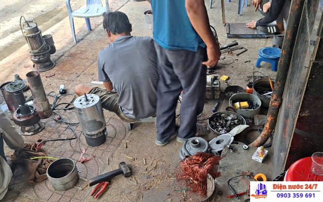 Sửa máy bơm chìm tại quận 9