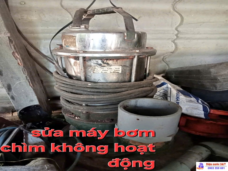 Nguyên nhân và cách khắc phục lỗi máy bơm chìm