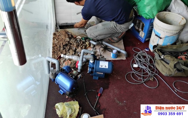 Sửa máy bơm nước tại Bình Dương giá rẻ