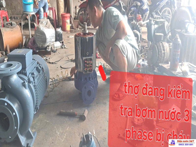 Bảo trì, sửa chữa máy bơm nước công nghiệp - uy tín
