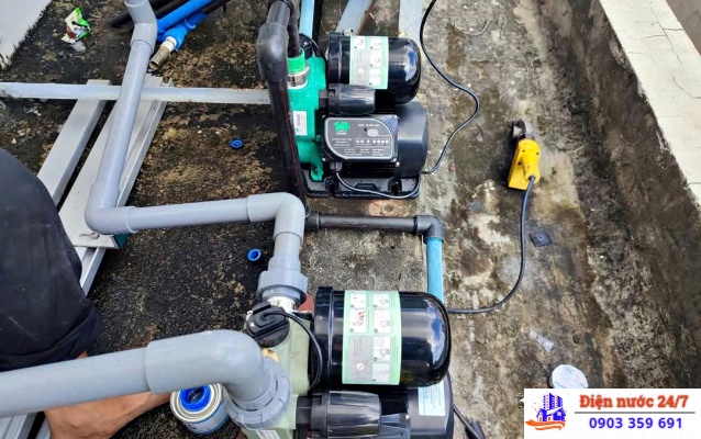 Sửa máy bơm nước tại Dĩ An giá rẻ