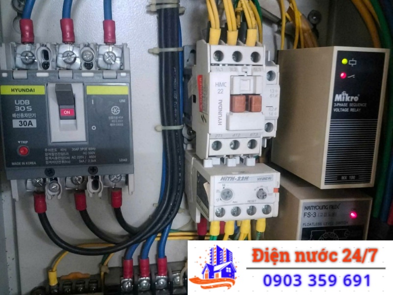 Sửa cb điện bị chập tại quận Tân Phú