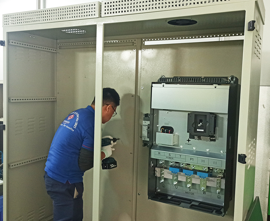 thanh lý máy biến tần, tủ điện
