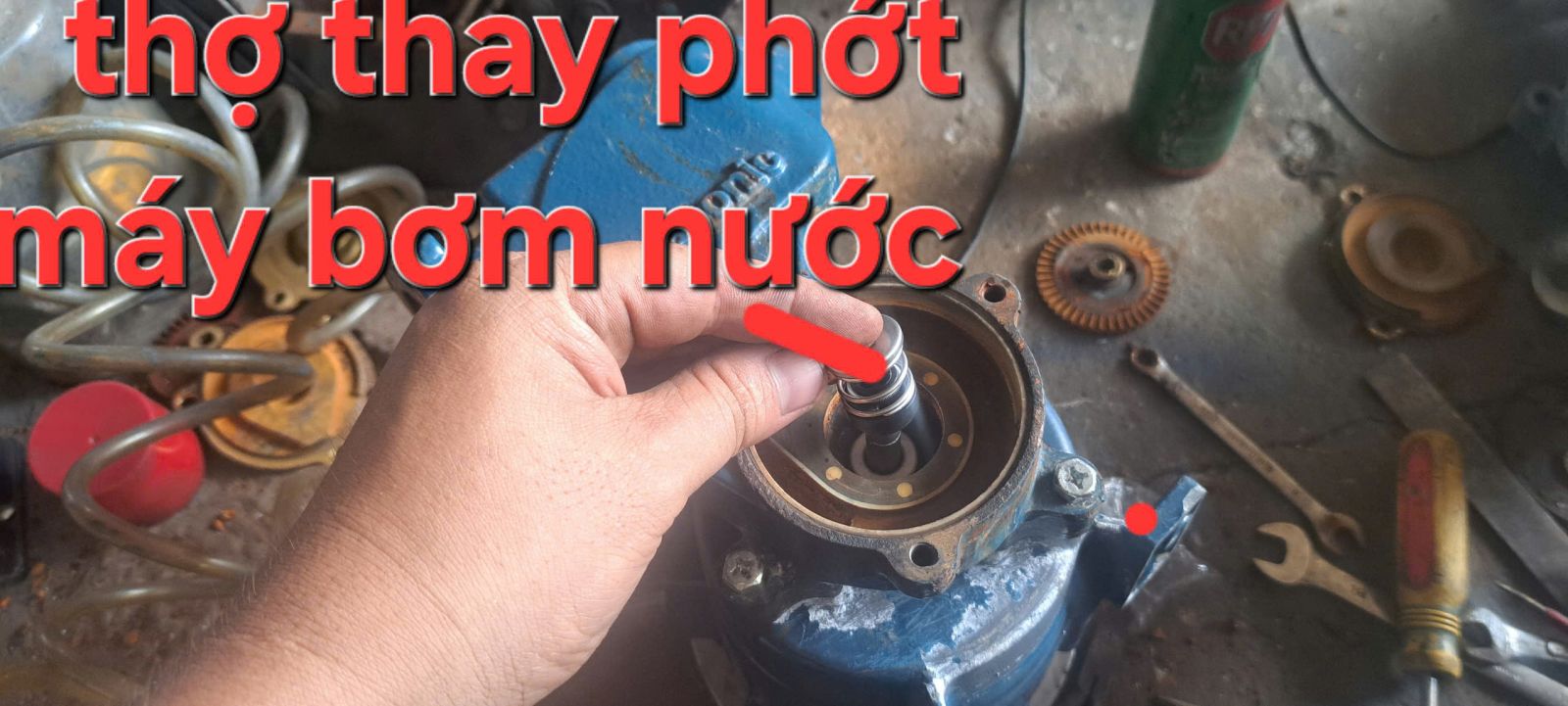 Sửa, thay bạc đạn, thay phớt máy bơm nước