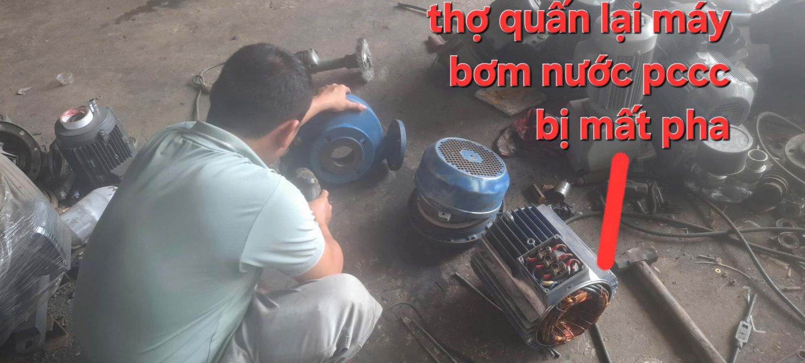 sửa máy bơm nước PCCC tại Tpchcm